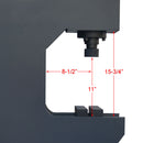 C-Frame 16 Ton Hydraulic Press 7-7/8" Stroke 2-Speed Hand Pump with Gauge