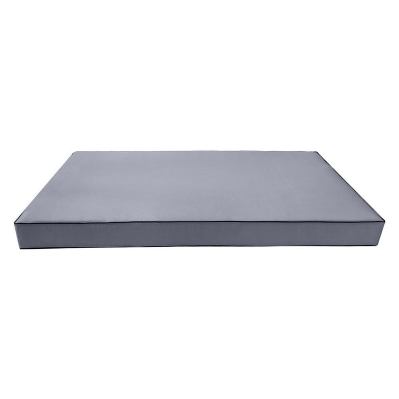 Contrast Pipe Trim 6" Full Mattress Size 75x54x6 Outdoor Daybed Fitted Sheet Slip Cover Only -AD001