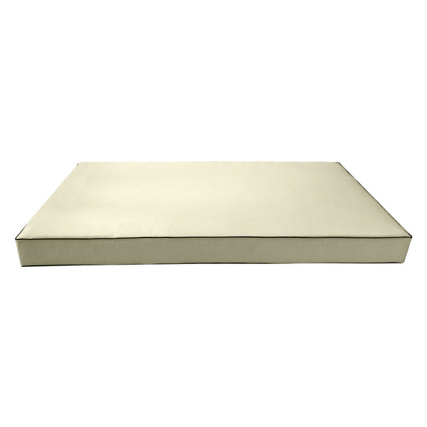 Contrast Pipe Trim 6" Full Mattress Size 75x54x6 Outdoor Daybed Fitted Sheet Slip Cover Only -AD005