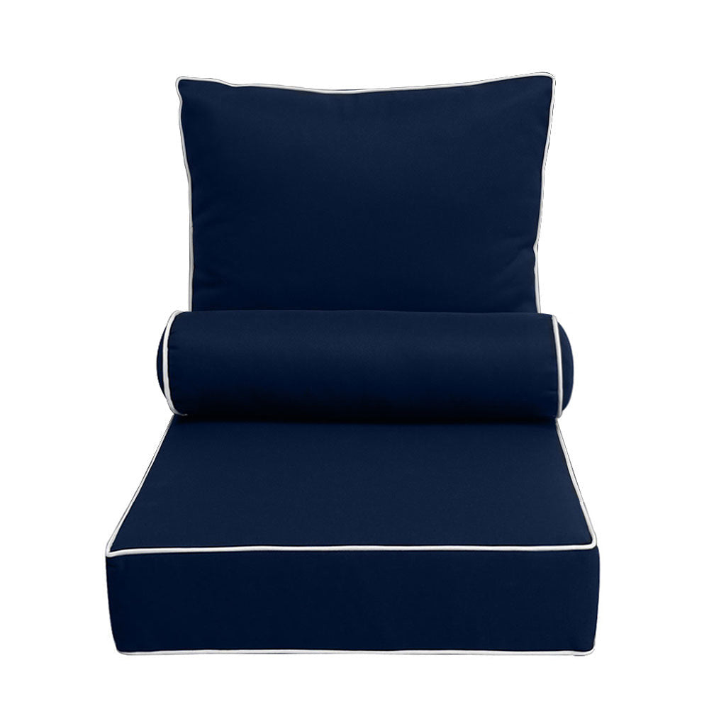 Outdoor deep seat back slip cover replacement
