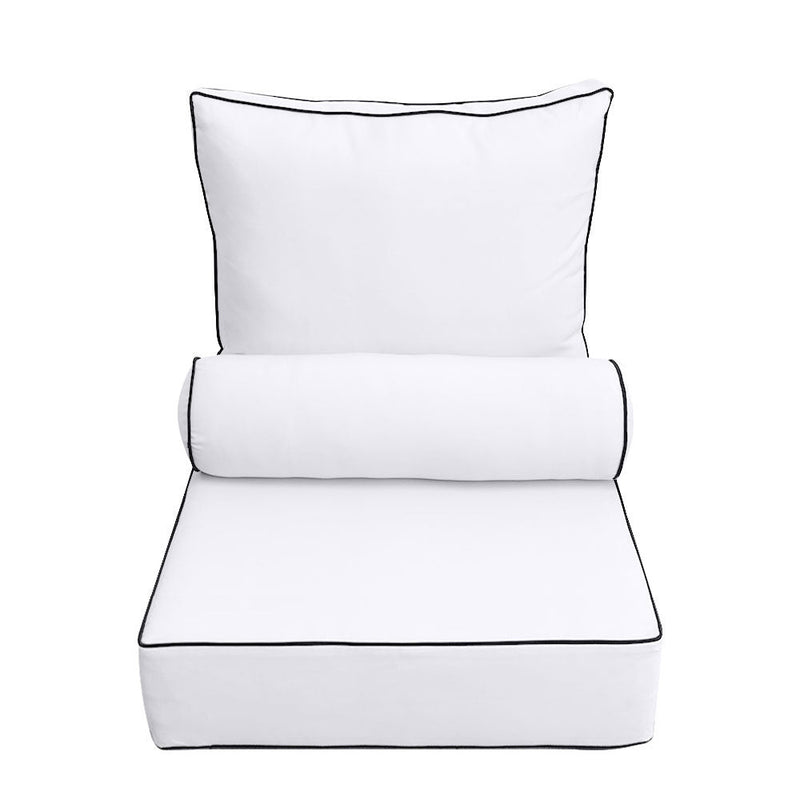 Outdoor deep seat back slip cover replacement