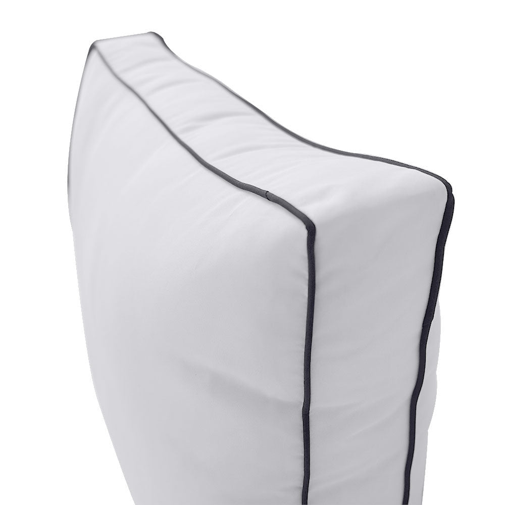 Outdoor deep seat back slip cover replacement