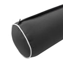 Decorative bolster pillow for porch swing