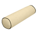 Decorative bolster pillow for porch swing