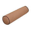 Decorative bolster pillow for porch swing