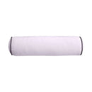 Decorative bolster pillow for porch swing
