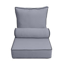 Outdoor deep seat back slip cover replacement