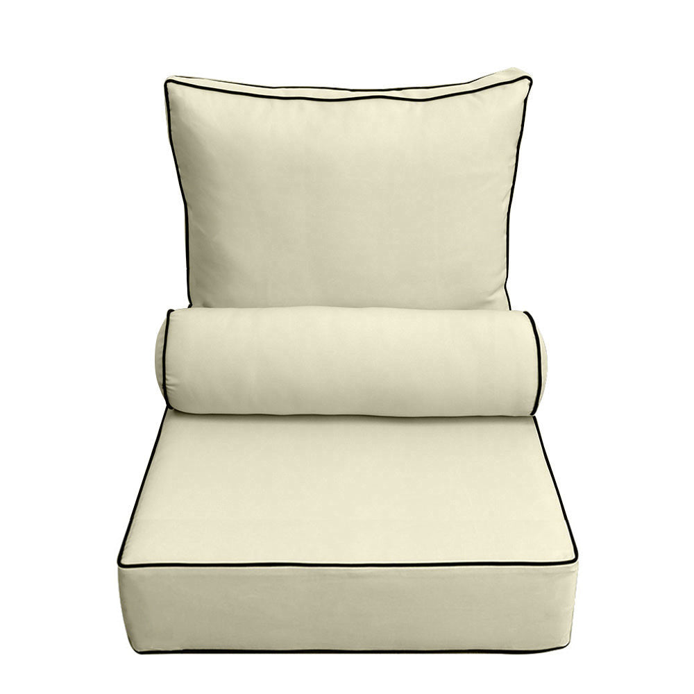 Outdoor deep seat back slip cover replacement