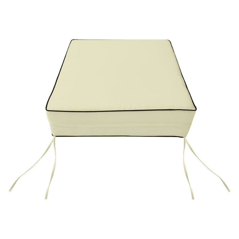 Outdoor deep seat back slip cover replacement