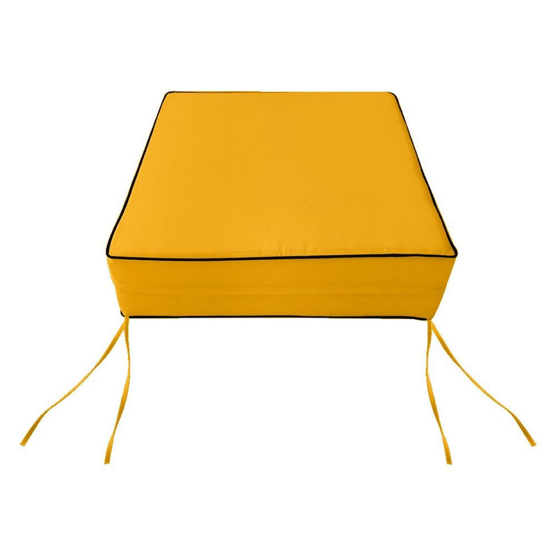 Outdoor deep seat back slip cover replacement