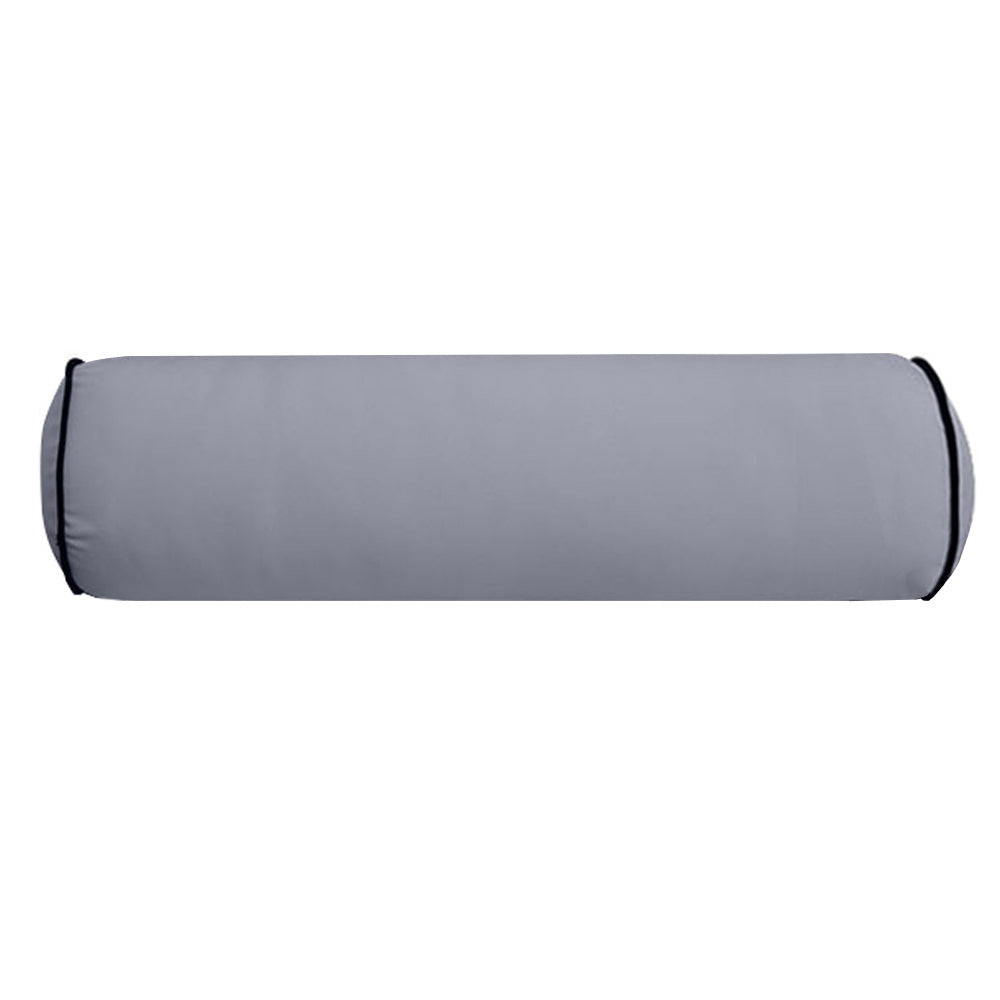 Decorative bolster pillow for porch swing