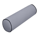 Decorative bolster pillow for porch swing