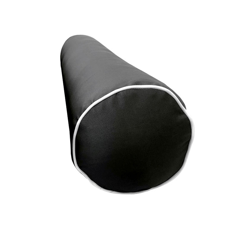 Decorative bolster pillow for porch swing
