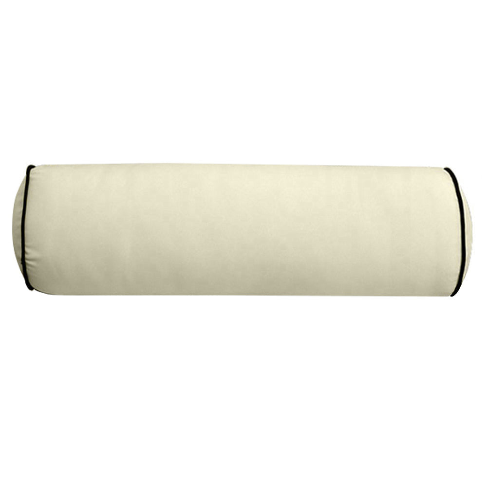 Decorative bolster pillow for porch swing
