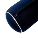 Decorative bolster pillow for porch swing