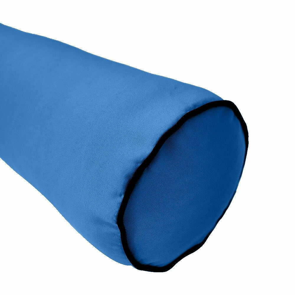Decorative bolster pillow for porch swing