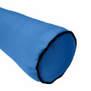 Decorative bolster pillow for porch swing