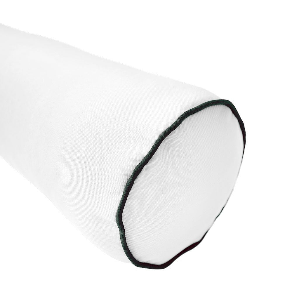 Decorative bolster pillow for porch swing