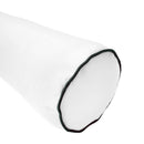 Decorative bolster pillow for porch swing