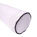 Decorative bolster pillow for porch swing