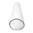 Decorative bolster pillow cover for porch swing