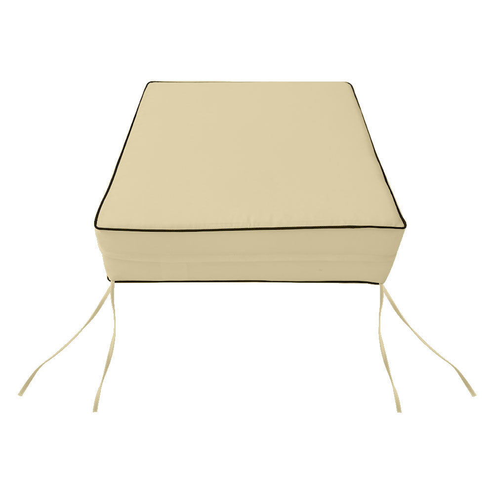 Outdoor deep seat back slip cover replacement