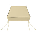 Outdoor deep seat back slip cover replacement