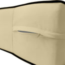 Outdoor deep seat back slip cover replacement