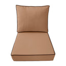 Outdoor deep seat back slip cover replacement