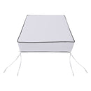 Outdoor deep seat back slip cover replacement