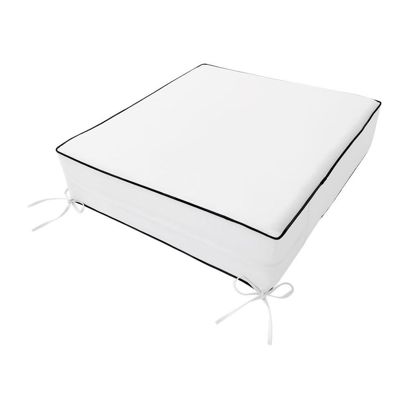 Outdoor deep seat back slip cover replacement