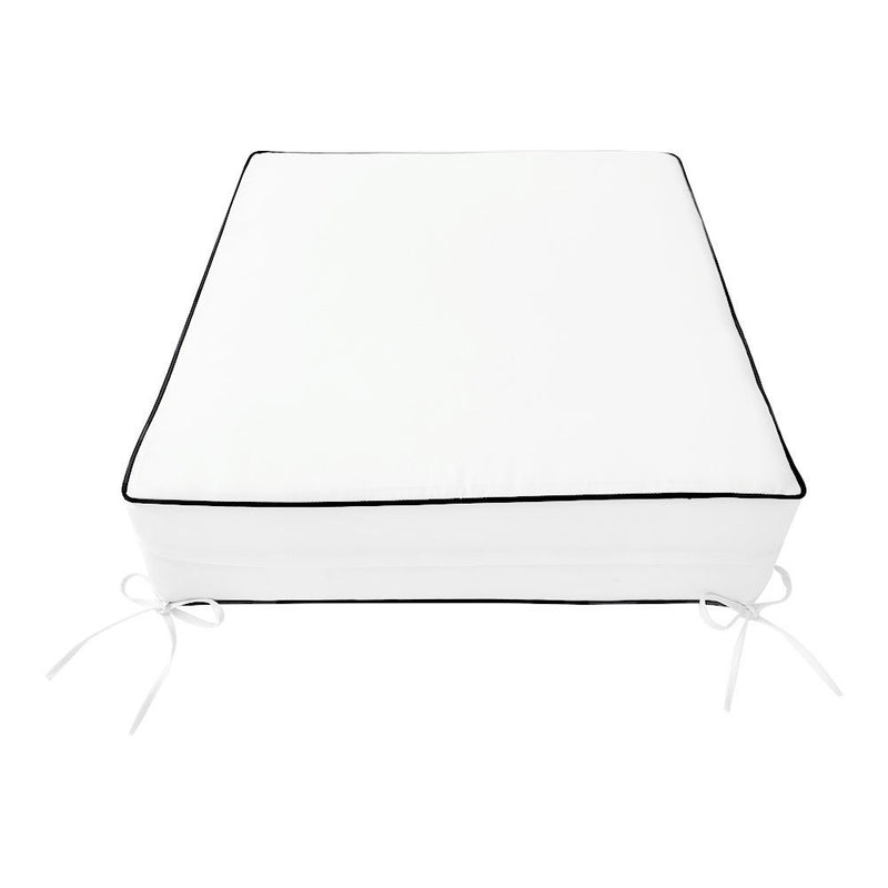 Outdoor deep seat back slip cover replacement