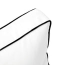 Outdoor deep seat back slip cover replacement