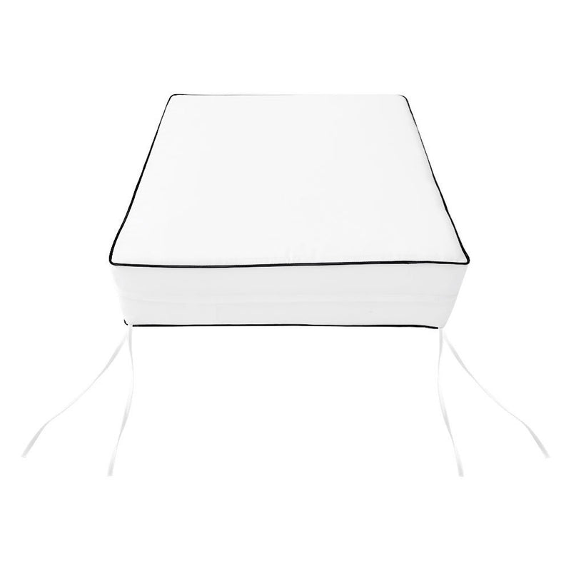 Outdoor deep seat back slip cover replacement