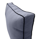 Outdoor deep seat back slip cover replacement