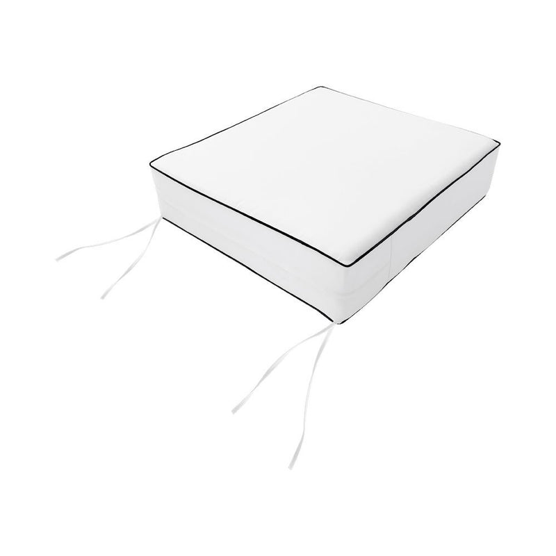 Outdoor deep seat back slip cover replacement