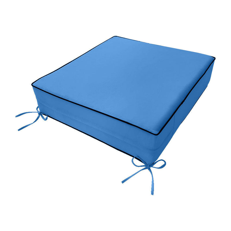 Outdoor deep seat back slip cover replacement