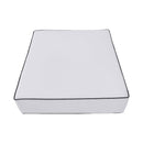 Outdoor deep seat back slip cover replacement