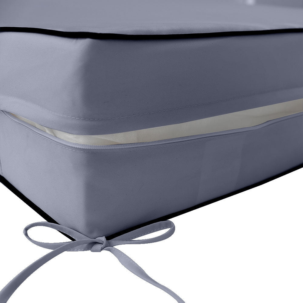 Outdoor lounge chair cushion
