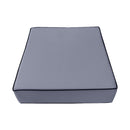 Outdoor lounge chair cushion