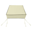 Outdoor lounge chair cushion