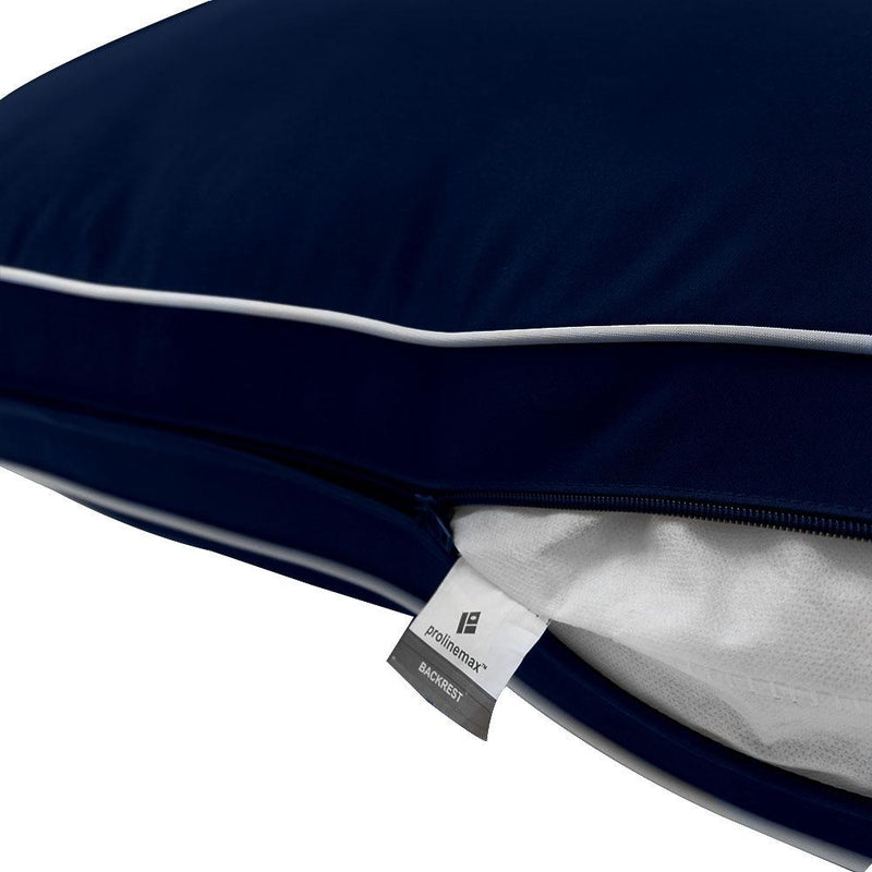 Contrast Trim Large Size 26"x30"x6" Outdoor Deep Seat Cushion, Water Repellent, Patio Deep Seat Backrest Cushion Insert & Cover Set AD101