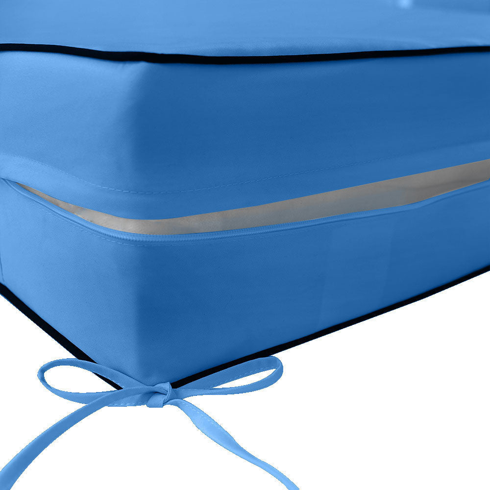 Outdoor lounge chair cushion