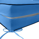 Outdoor lounge chair cushion