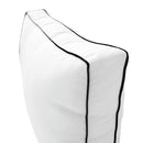 Outdoor lounge chair cushion