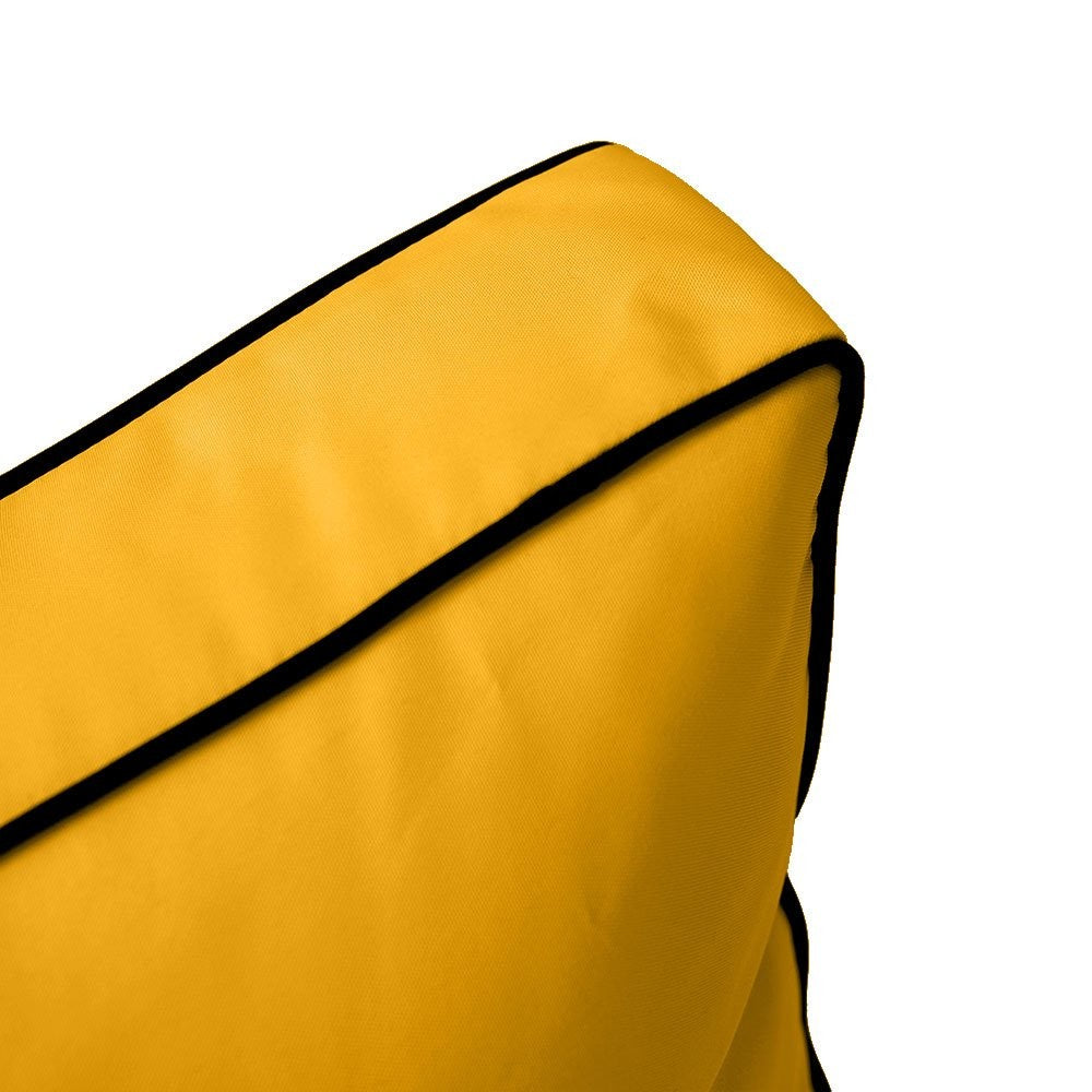 Outdoor lounge chair cushion