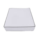 Outdoor deep seat back slip cover replacement