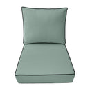 Outdoor lounge chair cushion