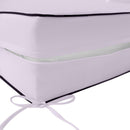 Outdoor lounge chair cushion