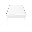 Outdoor deep seat back slip cover replacement